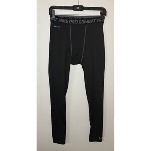 Nike‎ Pro Combat Compression Tights Black Dri-Fit Men's Size L 259864-010